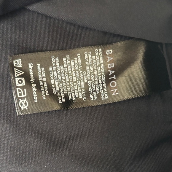 Aritzia Babaton Second Skin Contour Black Tube Top, new without tags - Picture 4 of 10